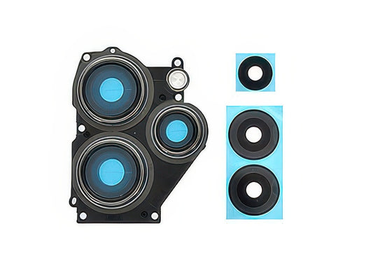 Cover Camera + Vetrino + Adesivi Midnight Nero per Xiaomi Redmi 12 4G