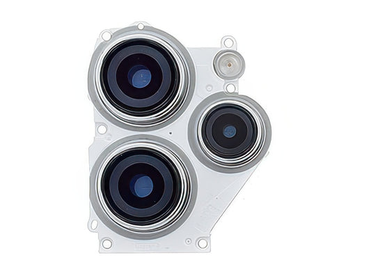 Cover Camera + Vetrino + Adesivi Argento per Xiaomi Redmi 12 4G