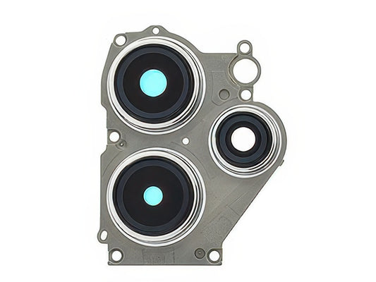 Cover Camera + Vetrino Argento per Xiaomi Redmi 12 5G