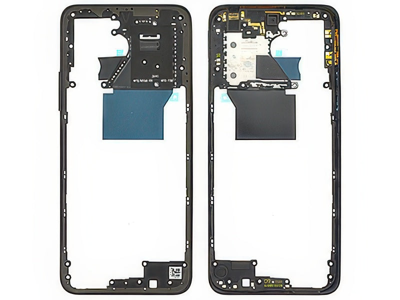 Cover Posteriore + Tasti Volume + Antenna NFC Midnight Nero per Xiaomi Redmi 12 5G