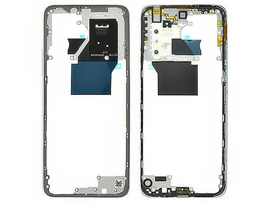 Cover Posteriore + Tasti Volume + Antenna NFC Polar Argento per Xiaomi Redmi 12 5G