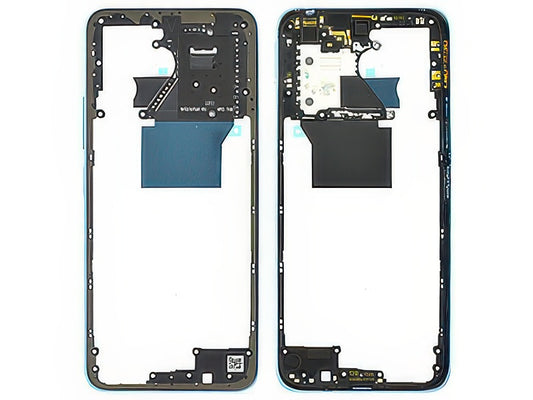 Cover Posteriore + Tasti Volume + Antenna NFC Sky Blue per Xiaomi Redmi 12 5G