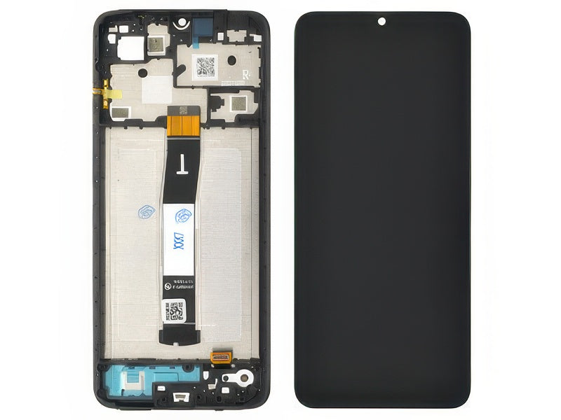Lcd + Touch Screen + Frame Nero per Xiaomi Redmi 12C