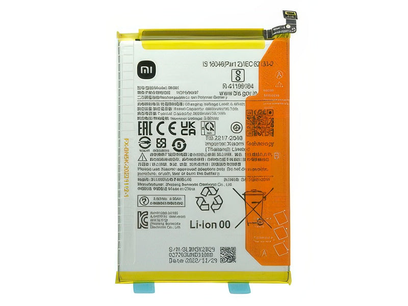 BN5K Batteria 5000 mAh + Adesivo per Xiaomi Redmi 12C