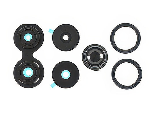 Cover Camera + Vetrino + Adesivi Midnight Nero per Xiaomi Redmi 13 4G