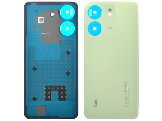 Cover Batteria + Adesivi Clover Verde per Xiaomi Redmi 13C 4G