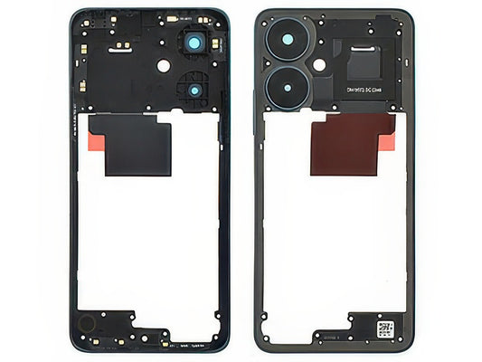 Cover Posteriore + Antenna NFC + Vetrino Camera + Tasti Volume Navy Blu per Xiaomi Redmi 13C 5G
