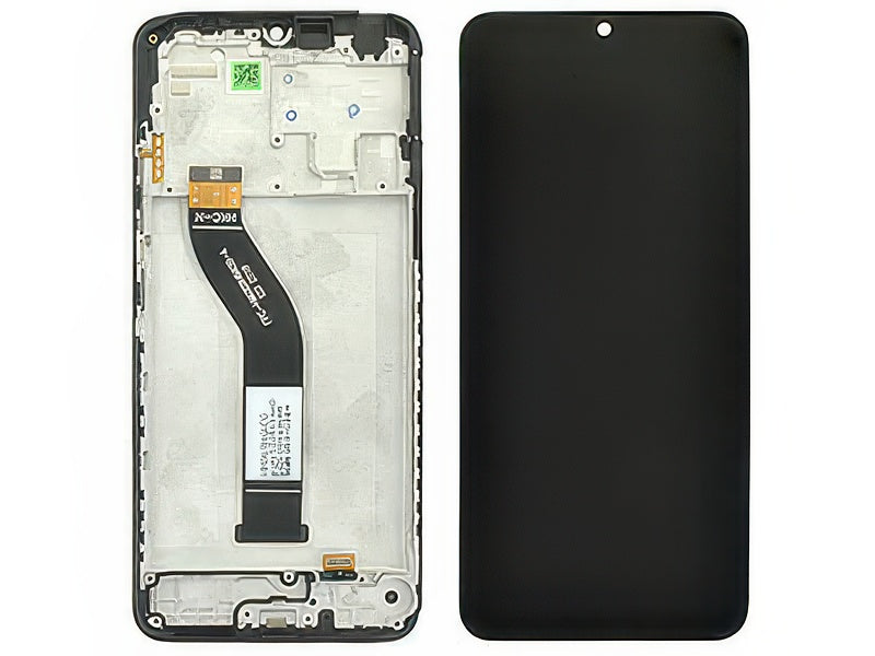 Lcd + Touch Screen + Frame + Switch Tasti Laterali Nero per Xiaomi Redmi 14C 4G - Originale Service Pack