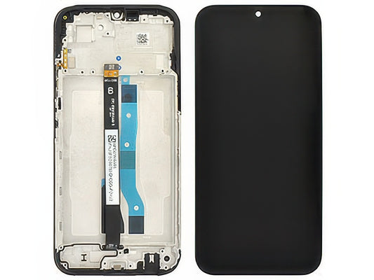 Lcd + Touch Screen + Frame + Switch Tasti Laterali Nero per Xiaomi Redmi 15C 4G - versione Xiaomi Poco C85 4G
