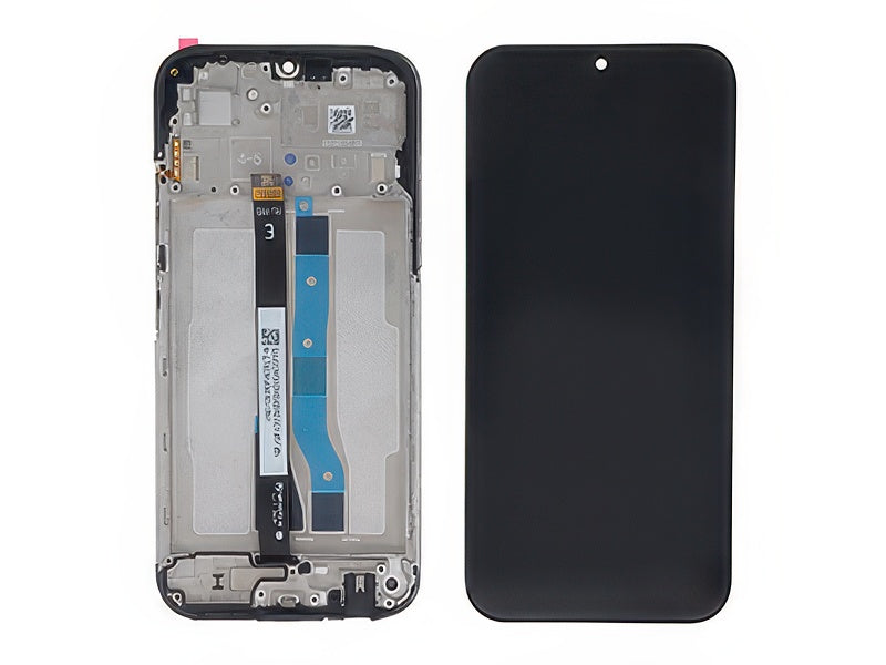Lcd + Touch Screen + Frame + Switch Tasti Laterali Nero per Xiaomi Redmi 15C 5G - Originale Service Pack