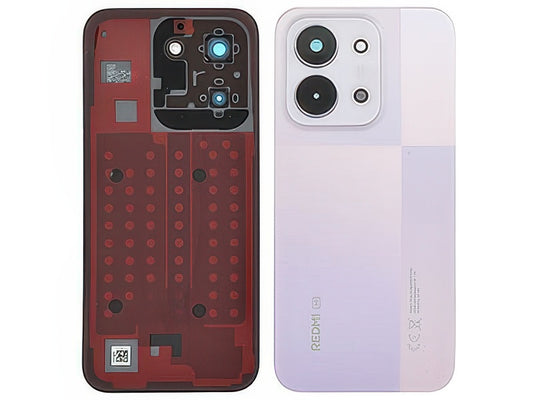 Cover Batteria + Vetrino Camera + Adesivi Dusk Viola per Xiaomi Redmi 15C 5G