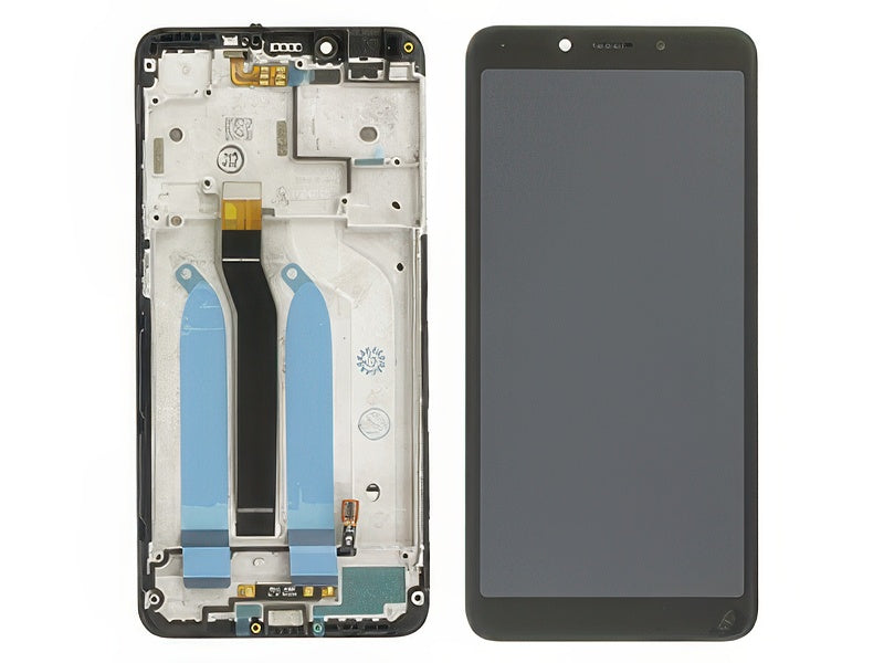 Lcd + Touch Screen + Frame Nero per Xiaomi Redmi 6A