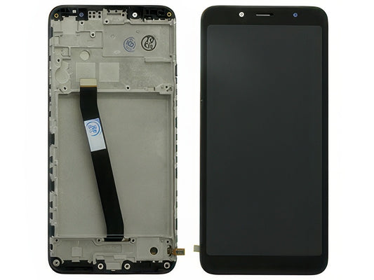 Lcd + Touch Screen + Frame Nero per Xiaomi Redmi 7A