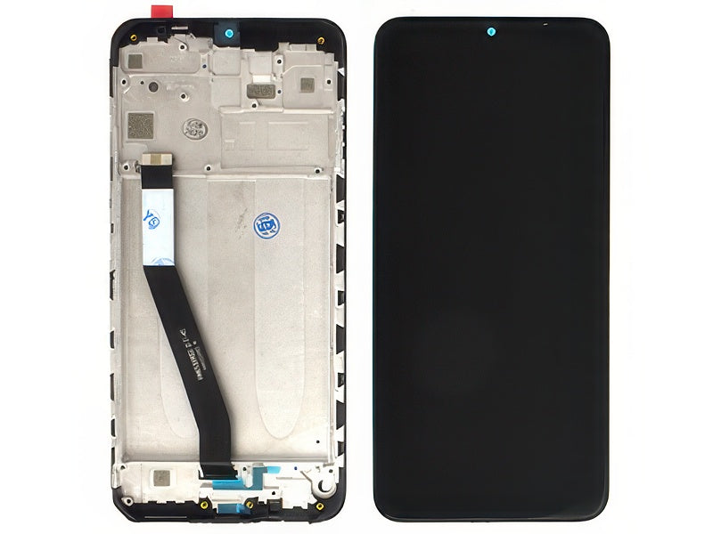 Lcd + Touch Screen + Frame Nero per Xiaomi Redmi 9