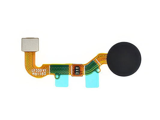 Flat Cable + Lettore Impronta Nero per Xiaomi Redmi 9