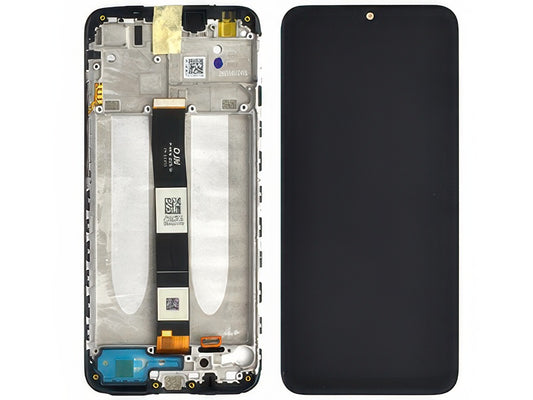 Lcd + Touch Screen + Frame Nero per Xiaomi Redmi 9A - versione Xiaomi Redmi 10A