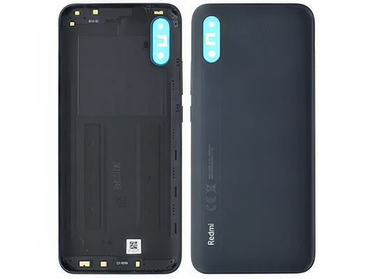 Cover Batteria + Adesivi Granite Grigio per Xiaomi Redmi 9A