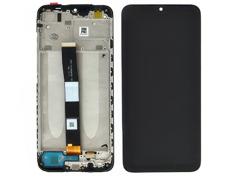 Lcd + Touch Screen + Frame Nero per Xiaomi Redmi 9AT