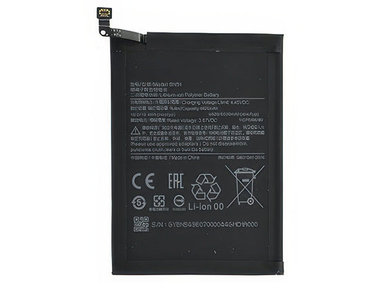 Batteria Litio 6000 mAh slim per Xiaomi Redmi 9T