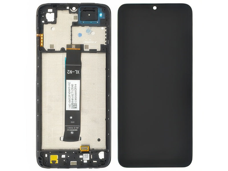 Lcd + Touch Screen + Frame + Switch Tasti Laterali Nero per Xiaomi Redmi A1