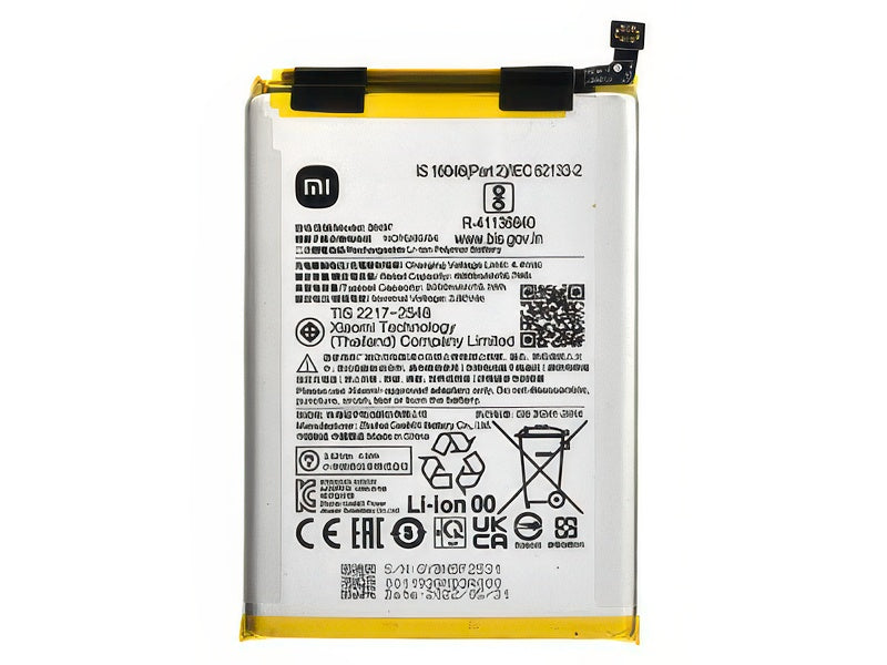BN5F Batteria 5000 mAh + Adesivo per Xiaomi Redmi A2