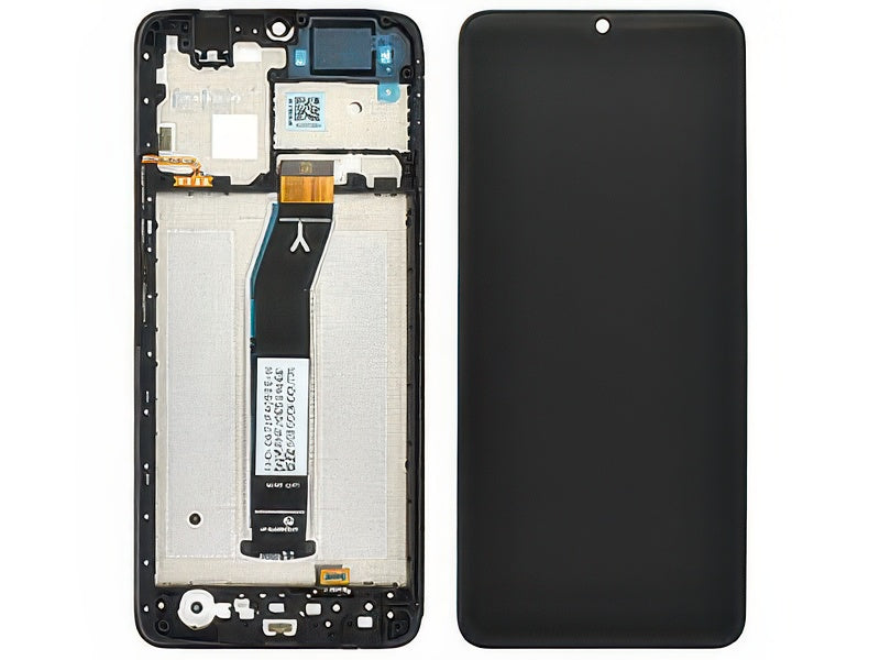 Lcd + Touch Screen + Frame + Switch Tasti Laterali Nero per Xiaomi Redmi A3x