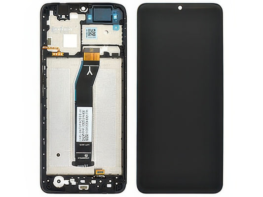 Lcd + Touch Screen + Frame + Switch Tasti Laterali Nero per Xiaomi Redmi A3x