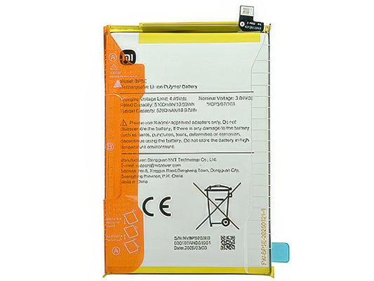 BP5E Batteria 5200 mAh + Adesivo per Xiaomi Redmi A5