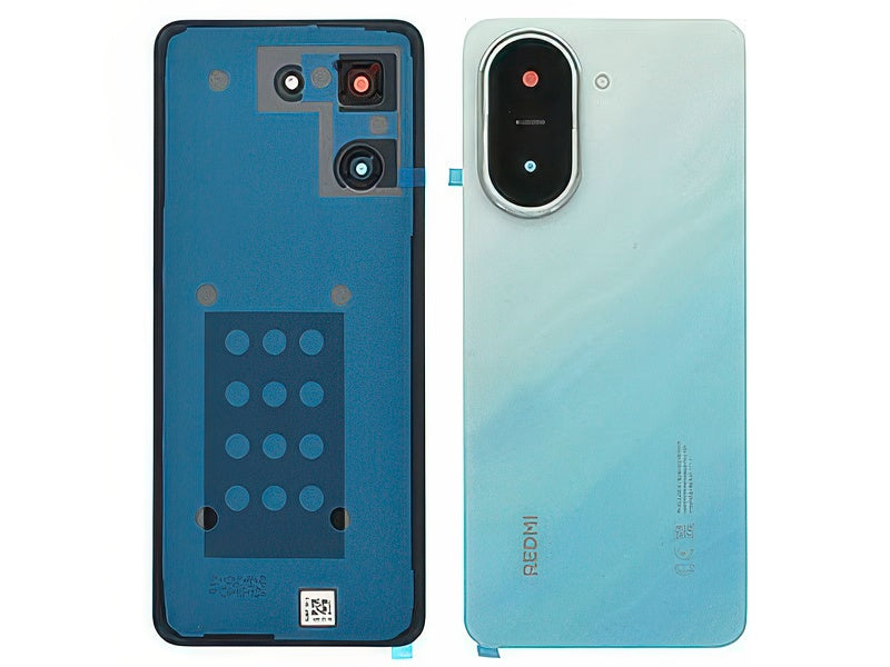 Cover Batteria + Vetrino Camera + Adesivi Ocean Blu - Vers. 25028RN03Y per Xiaomi Redmi A5