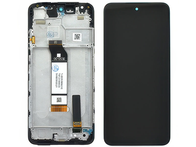 Lcd + Touch Screen + Frame Nero per Xiaomi Redmi Note 10 5G