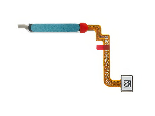 Flat Cable + Lettore Impronta Aurora Verde per Xiaomi Redmi Note 10 5G
