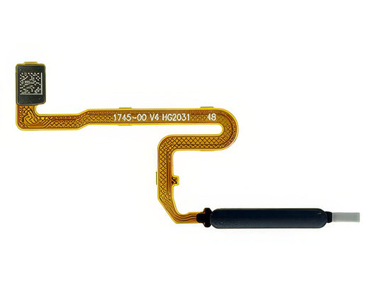 Flat Cable + Lettore Impronta Onyx Gray per Xiaomi Redmi Note 10 Pro 4G