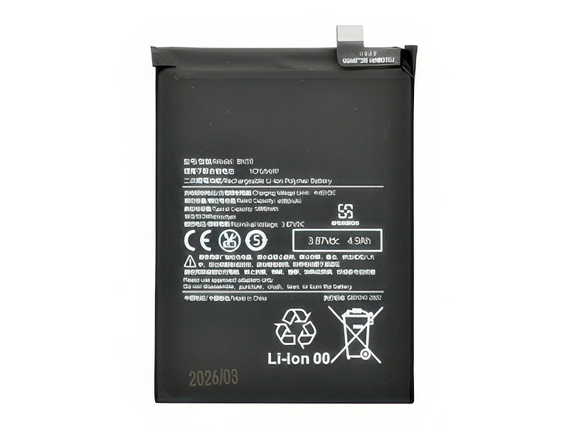 Batteria Litio 5000 mAh slim per Xiaomi Redmi Note 10S