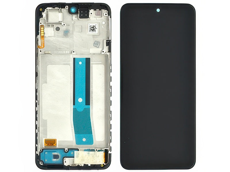 Lcd + Touchscreen + Frame + Switch Tasti Laterali Nero - Vers. 4G 2201117TY per Xiaomi Redmi Note 11