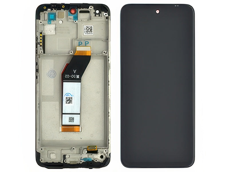 Lcd + Touch Screen + Frame + Switch Tasti Laterali Nero Vers. 4G 2112119SC per Xiaomi Redmi Note 11