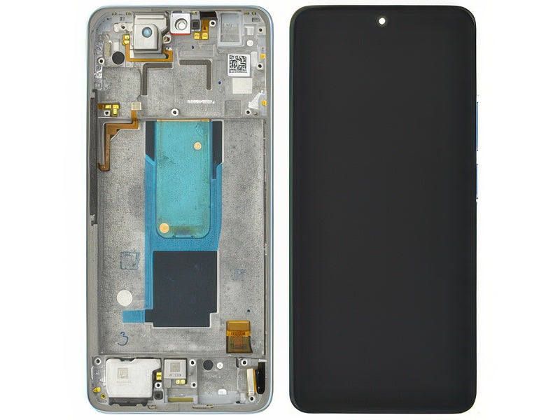 Lcd + Touchscreen + Frame + Tasti Laterali + Buzzer Star Blu per Xiaomi Redmi Note 11 Pro+ 5G