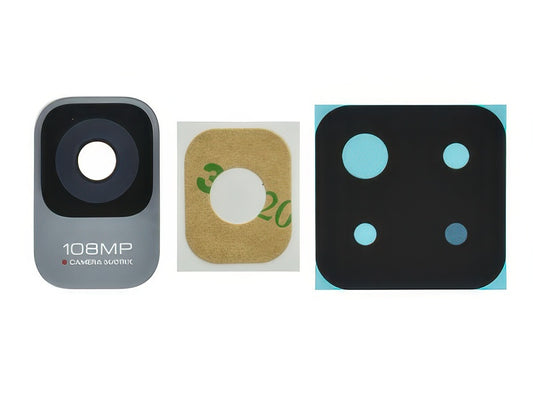 Vetrino Camera Posteriore + Adesivo Kit 2 pz per Xiaomi Redmi Note 11 Pro+ 5G