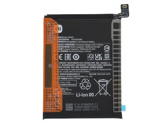 BN5D Batteria 5000 mAh + Adesivo per Xiaomi Redmi Note 11S 4G