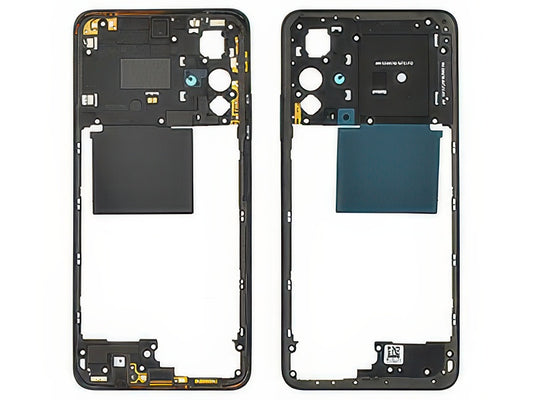 Cover Posteriore + Tasti Volume + Antenna NFC Midnight Nero per Xiaomi Redmi Note 11S 5G