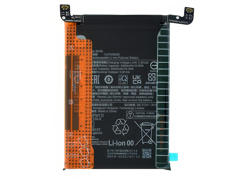 BN5E Batteria 5000 mAh + Adesivo per Xiaomi Redmi Note 12 Pro 4G