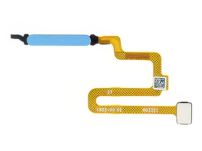 Flat Cable + Lettore Impronta Glacier Blu per Xiaomi Redmi Note 12 Pro 4G