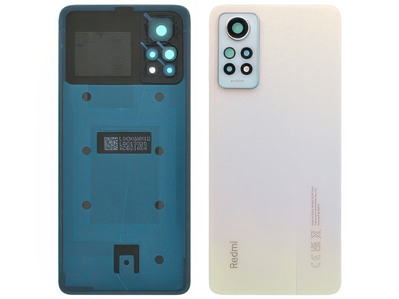 Cover Batteria + Vetrino Camera + Adesivi Star Blu per Xiaomi Redmi Note 12 Pro 4G