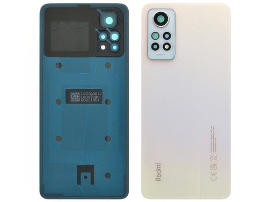 Cover Batteria + Vetrino Camera + Adesivi Star Blu per Xiaomi Redmi Note 12 Pro 4G