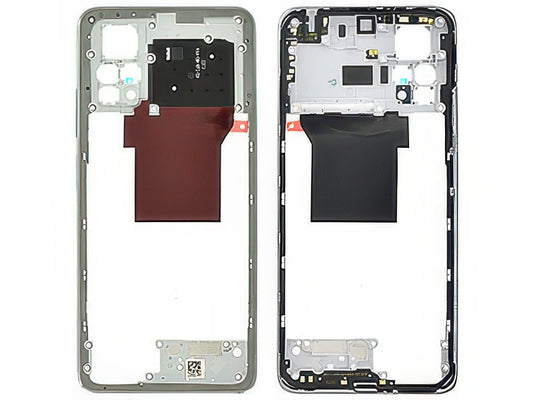 Cover Posteriore + Tasti Volume + Antenna NFC Polar Bianco per Xiaomi Redmi Note 12 Pro 4G