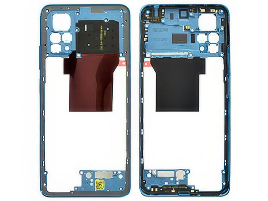 Cover Posteriore + Tasti Volume + Antenna NFC Star Blu per Xiaomi Redmi Note 12 Pro 4G
