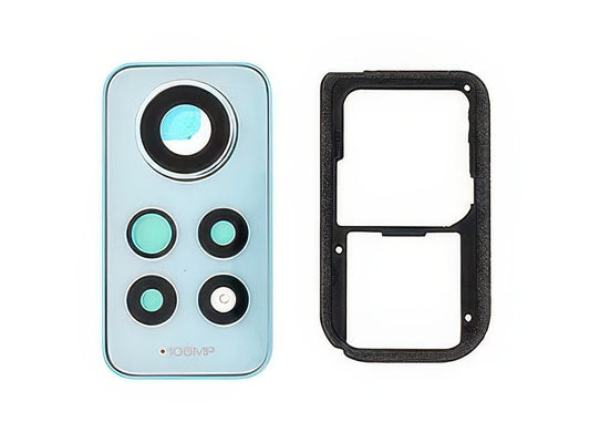 Cover Camera + Vetrino Star Blu per Xiaomi Redmi Note 12 Pro 4G