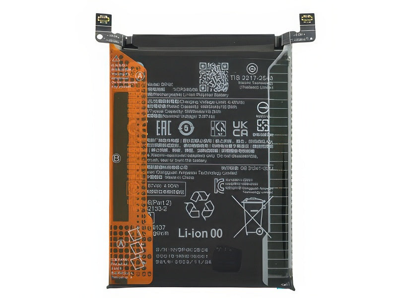 BP4K Batteria 5000 mAh + Adesivo per Xiaomi Redmi Note 12 Pro 5G