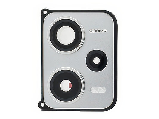 Cover Camera + Vetrino Polar Bianco per Xiaomi Redmi Note 12 Pro+ 5G
