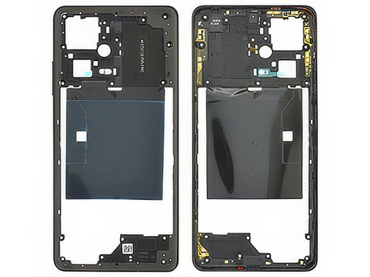 Cover Posteriore + Tasti Volume + Antenna NFC Midnight Nero per Xiaomi Redmi Note 12 Pro+ 5G