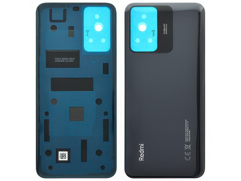 Cover Batteria + Adesivi Onyx Black per Xiaomi Redmi Note 12s 4G